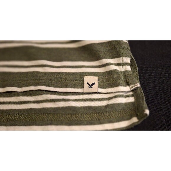 American Eagle Outfitters Seriously Soft Classic Fit T- Shirt Striped Men's XL - Picture 6 of 10